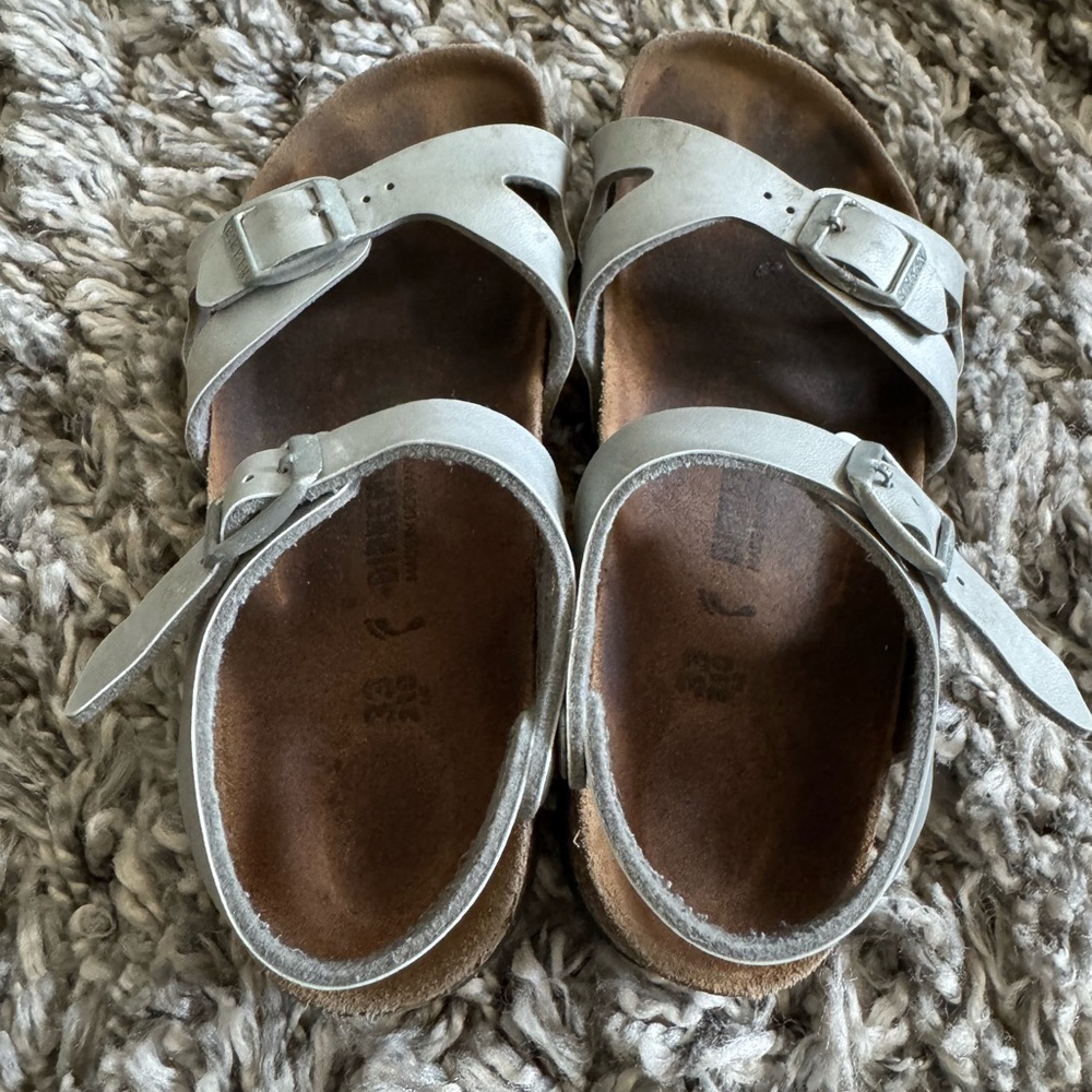 Birkenstock Kids Light Gray Sandals